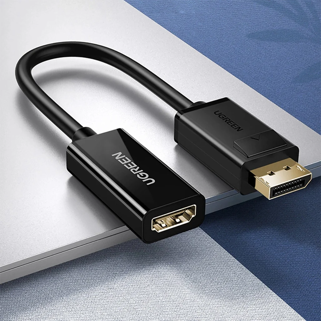 UGREEN DisplayPort to HDMI Adapter Cable (Male to Female) – 4K@30Hz, Unidirectional, 25cm, Black - Image 3