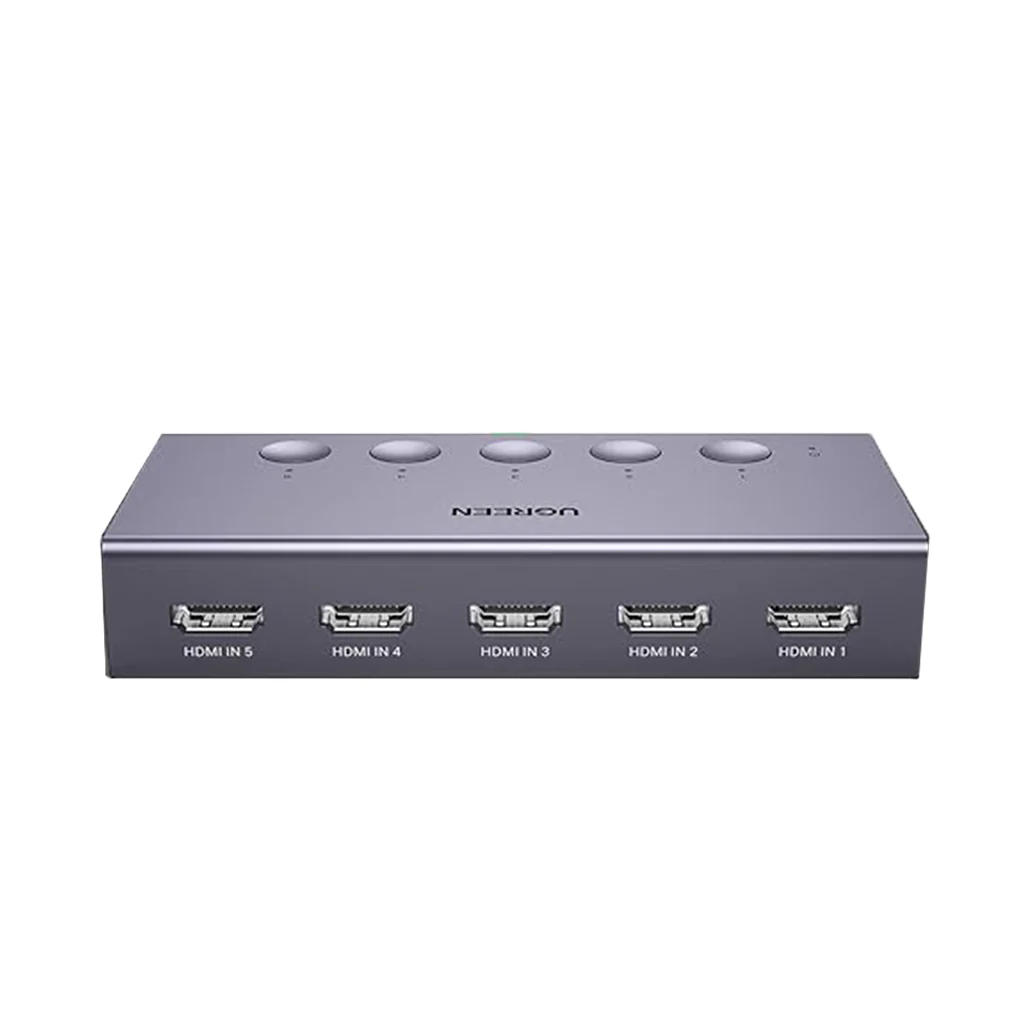 UGreen HDMI Switch 5-in-1 Out | 4K@60Hz HDMI Splitter with Remote Control | Supports HDR, VRR, and Dynamic HDR - Image 2