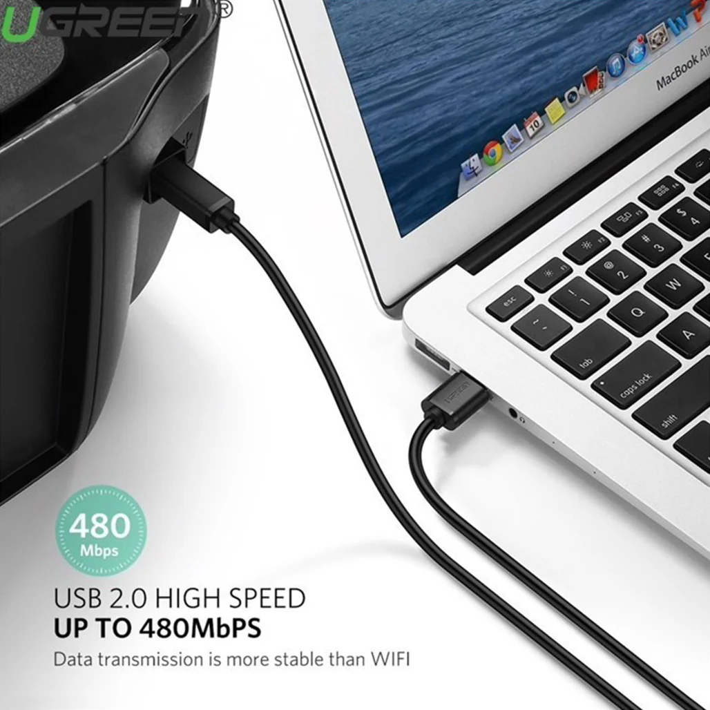 UGREEN High-Speed USB Printer Cable – USB-A to USB-B 2.0, 1.5M/5M – Reliable Data Transfer - Image 6