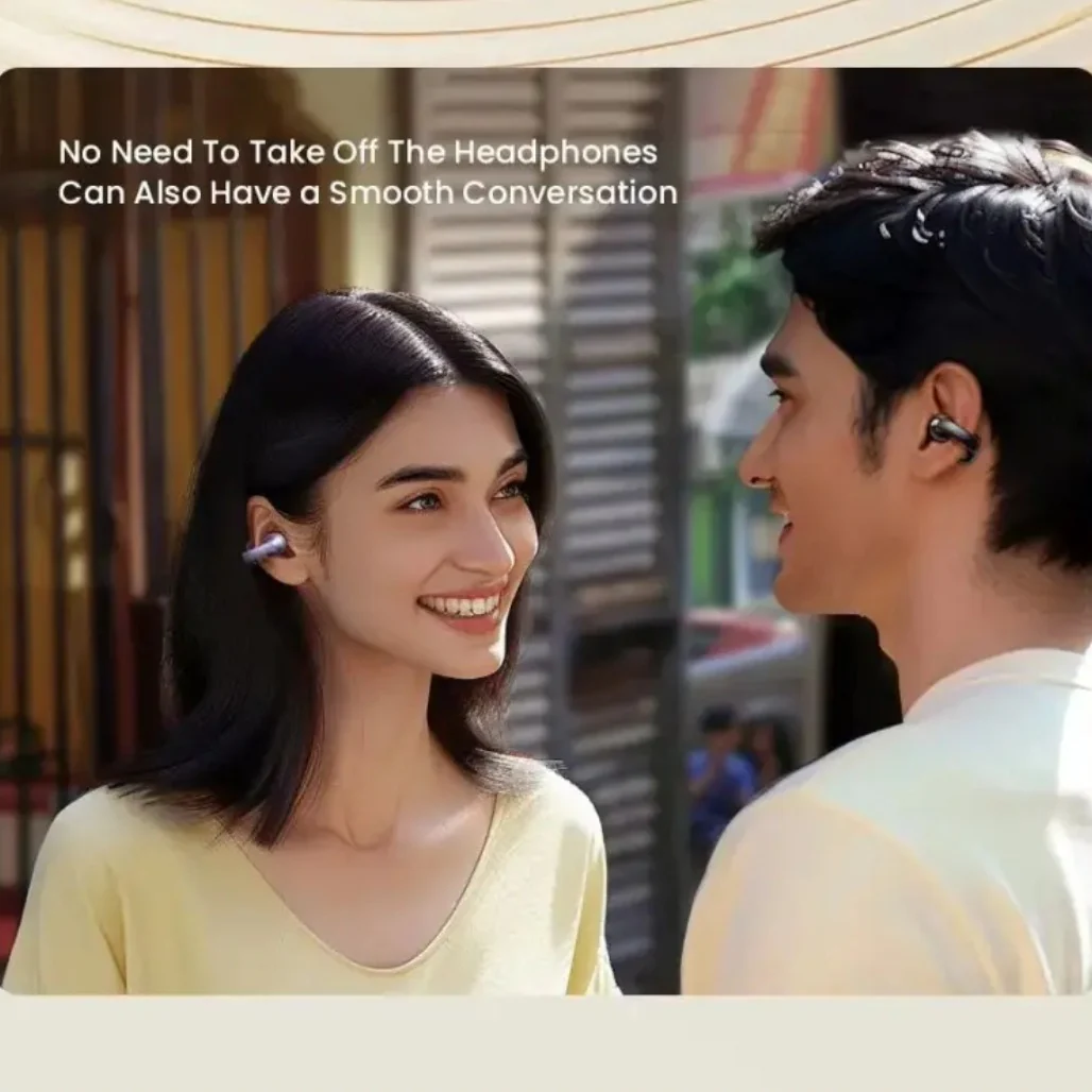 Ugreen HiTune S3 Open Wearable Ear Clip TWS Earbuds with Environmental Noise Cancellation - Image 8