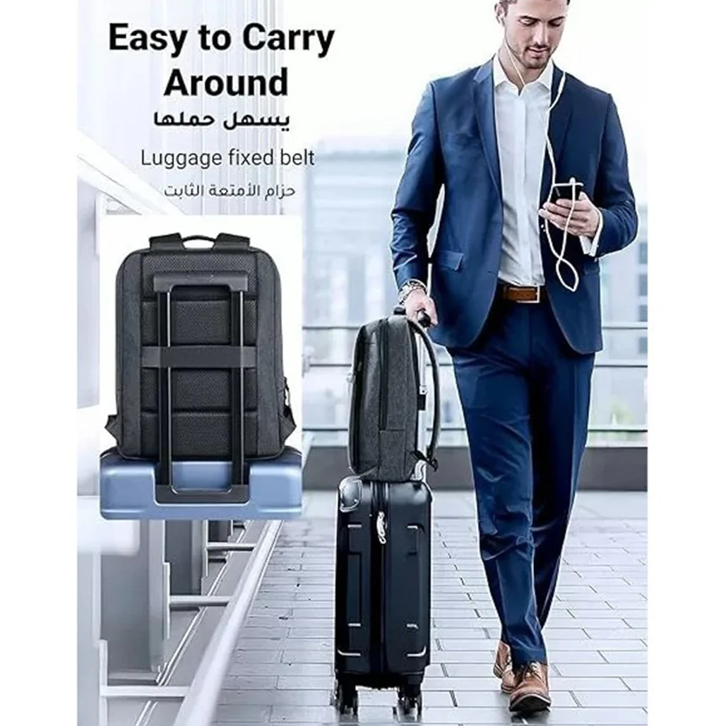 UGREEN Lightweight & Portable 13" 15.6" Laptop Backpack - Image 4