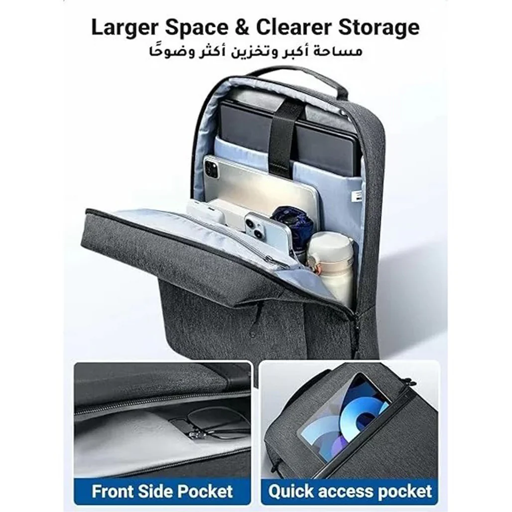 UGREEN Lightweight & Portable 13" 15.6" Laptop Backpack - Image 7