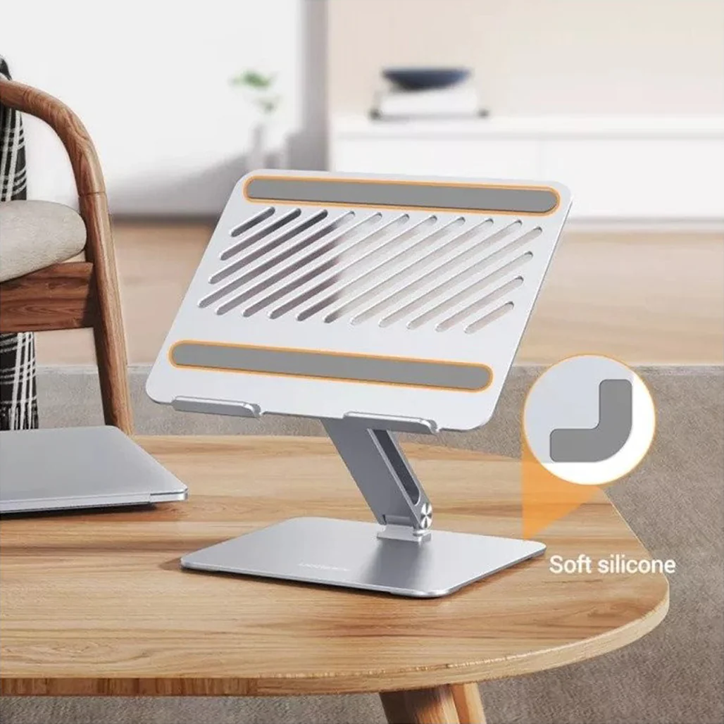 UGREEN Multi-Angle Adjustable Laptop Stand – Ergonomic & Portable Aluminum Riser for Laptops and Tablets - Image 8