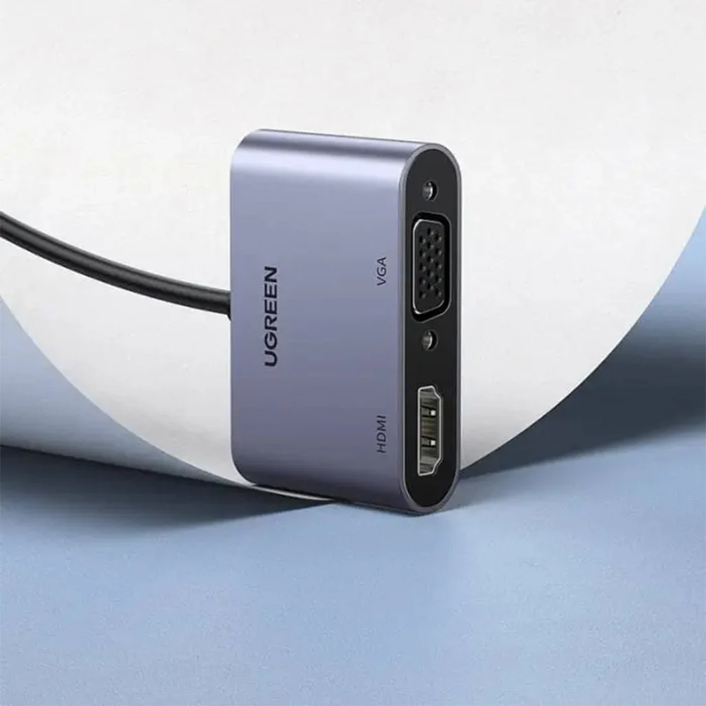 Ugreen USB 3.0 to HDMI & VGA Converter Adapter – 1080P Full HD, Aluminum Case, High-Speed Display Expansion - Image 2
