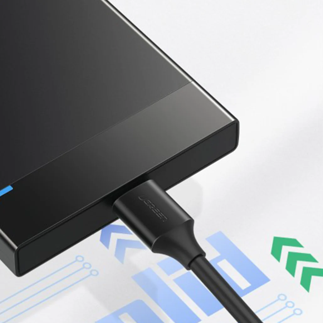 UGREEN USB 3.0 to Micro USB 3.0 Hard Drive Data Cable – 0.5M, High-Speed 5Gbps Transfer, Durable & Shielded - Image 2