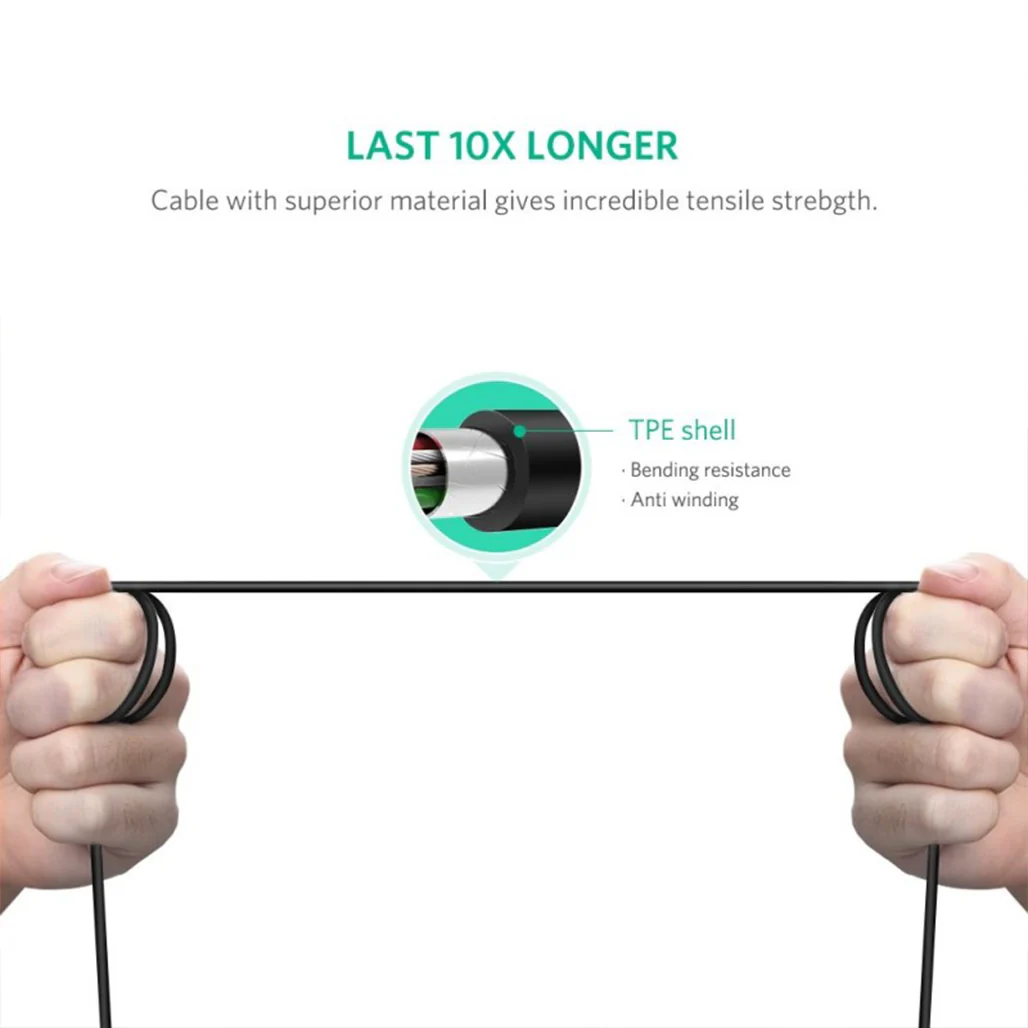 UGREEN USB-C to USB-B Printer Cable 2M – High-Speed, Durable, and Flexible - Image 5