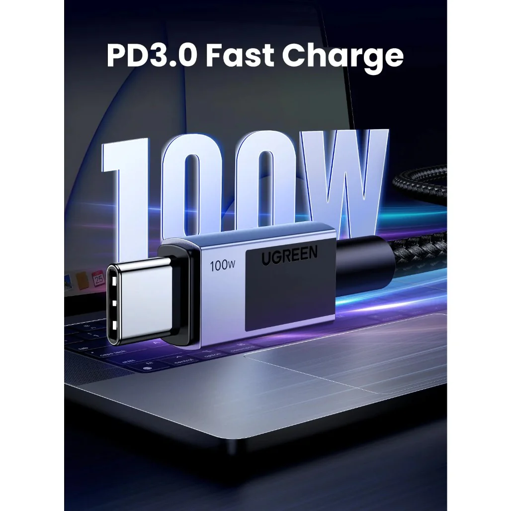 Ugreen USB C to USB C Cable 100W PD Fast Charging - Image 2