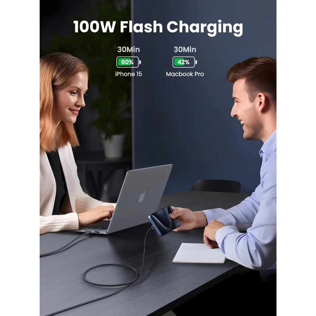 Ugreen USB C to USB C Cable 100W PD Fast Charging - Image 8