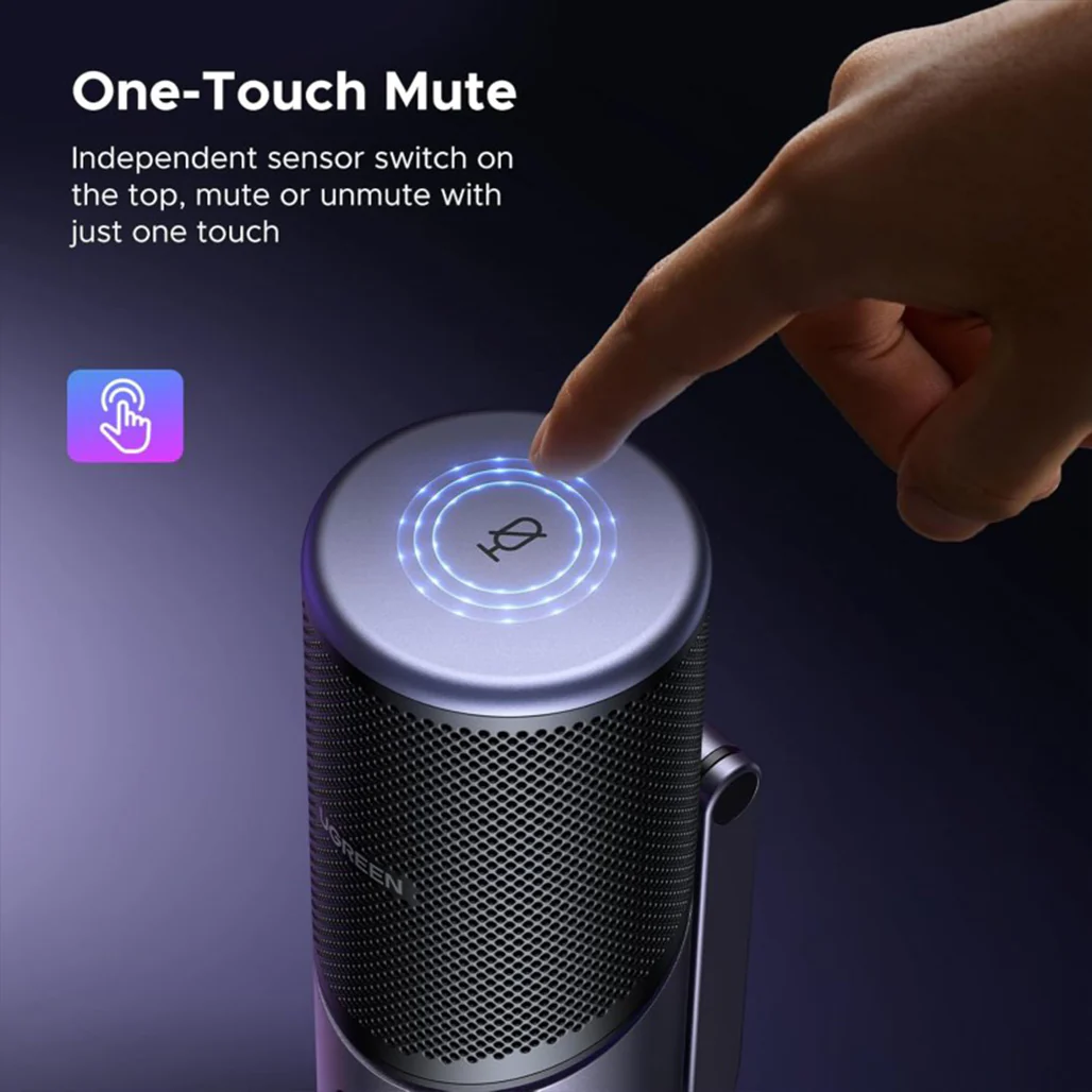 UGREEN USB Microphone for PC with RGB Lights - Image 5