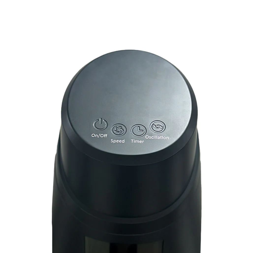 UNICooler 2 Turbo Tower Fan 90W – High-Speed Oscillating Tower Fan with Remote Control & Room Temperature Display - Image 3