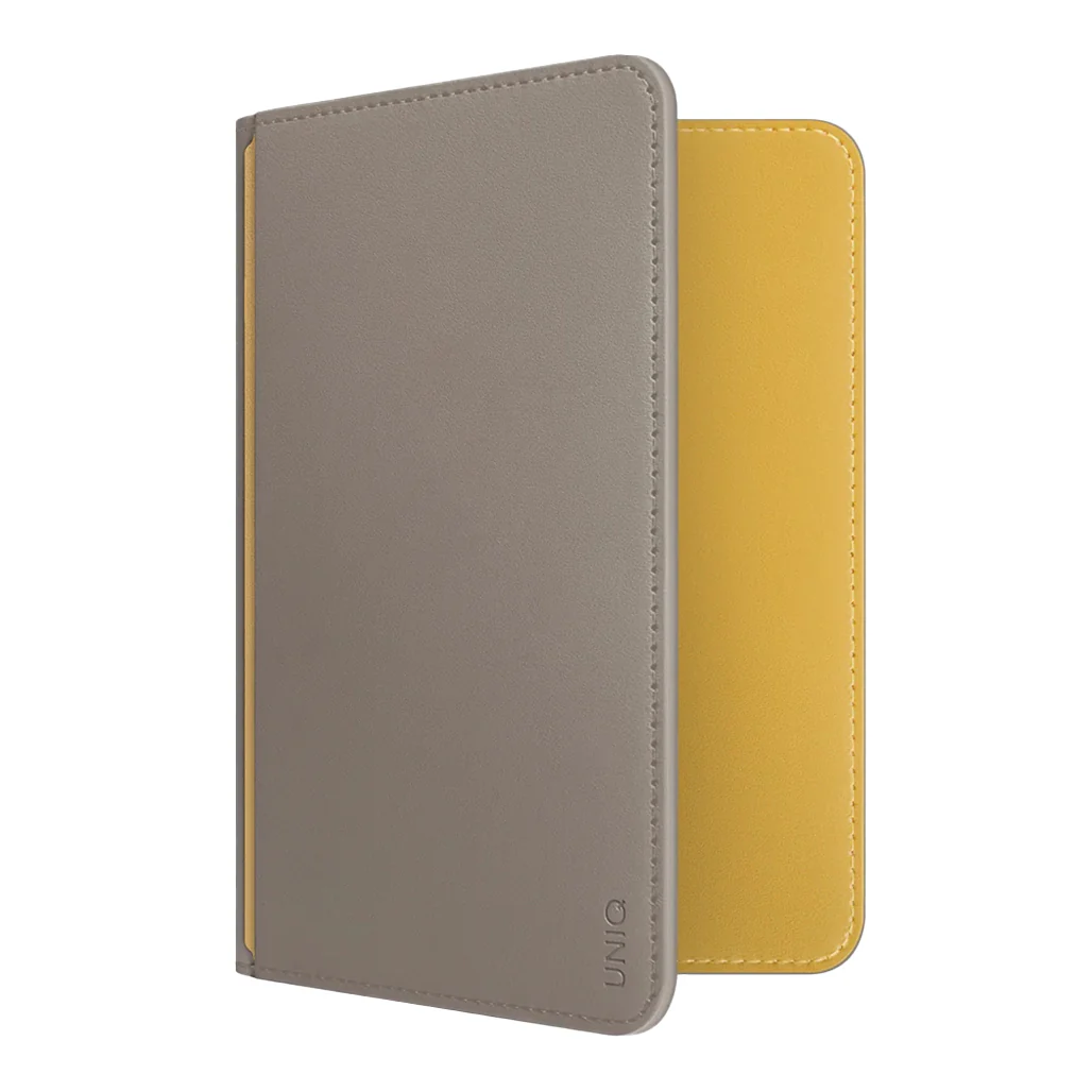Uniq Belmont Vegan Leather Passport Holder – RFID Protection, Slim Travel Wallet