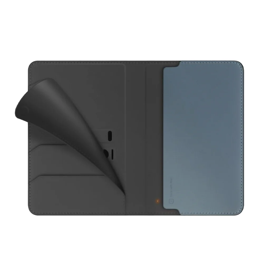 Uniq Belmont Vegan Leather Passport Holder with Apple Find My Tracker & RFID Protection - Image 3
