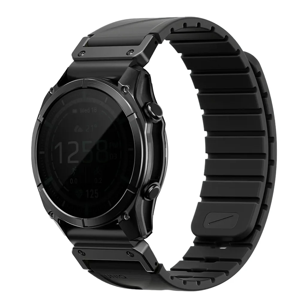 UNIQ Fluo - Garmin Dual-Secure Watch Band (22mm–26mm)