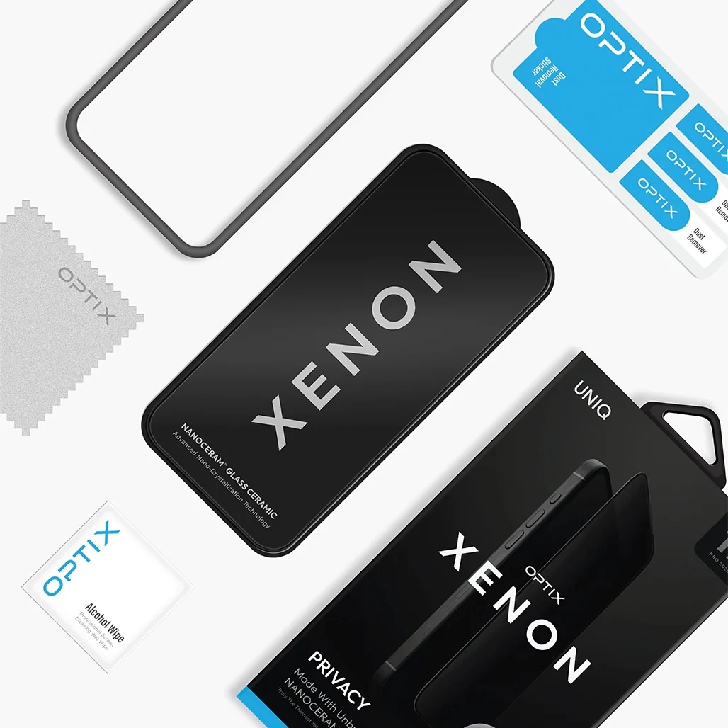 Uniq Optix Privacy 2-Way Ceramic Glass Protection for iPhone 17 Series - Image 5