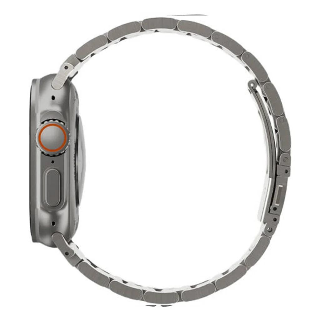 Uniq Osta Stainless Steel Watch Strap – Brushed Finish, Tool-Free Adjustable Links, Secure Fit - Image 3