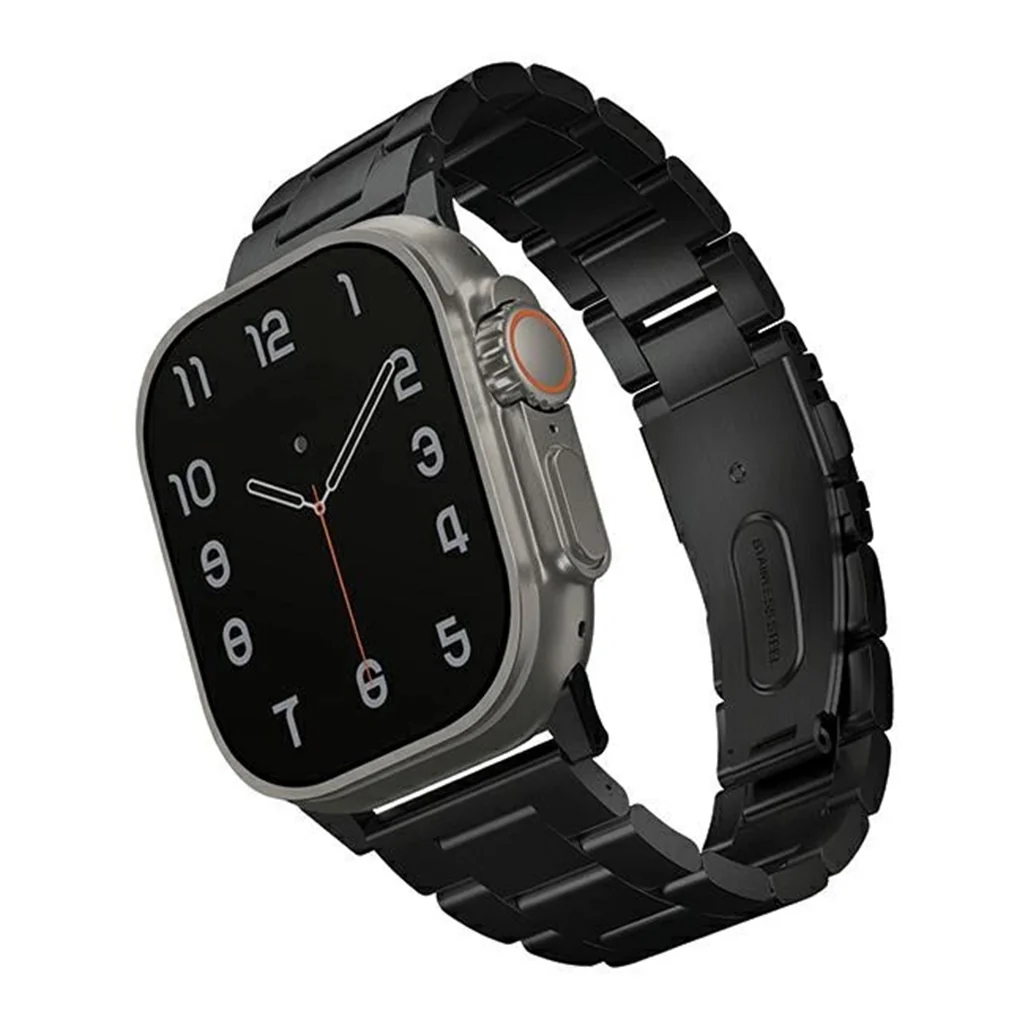 Uniq Osta Stainless Steel Watch Strap – Brushed Finish, Tool-Free Adjustable Links, Secure Fit - Image 6