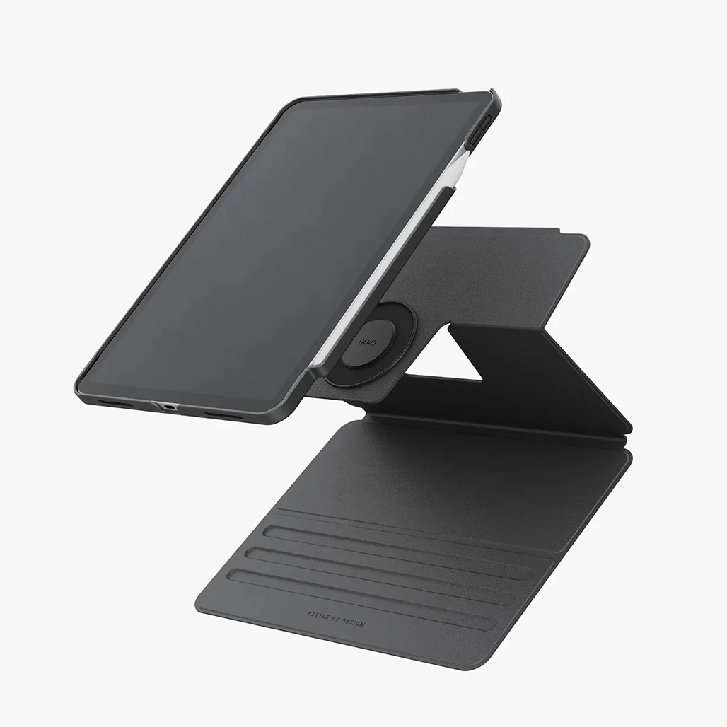 Uniq Rovus SnapMount Magnetic iPad Air M2, M3 - Case with Stand & Apple Pencil Holder - Image 17