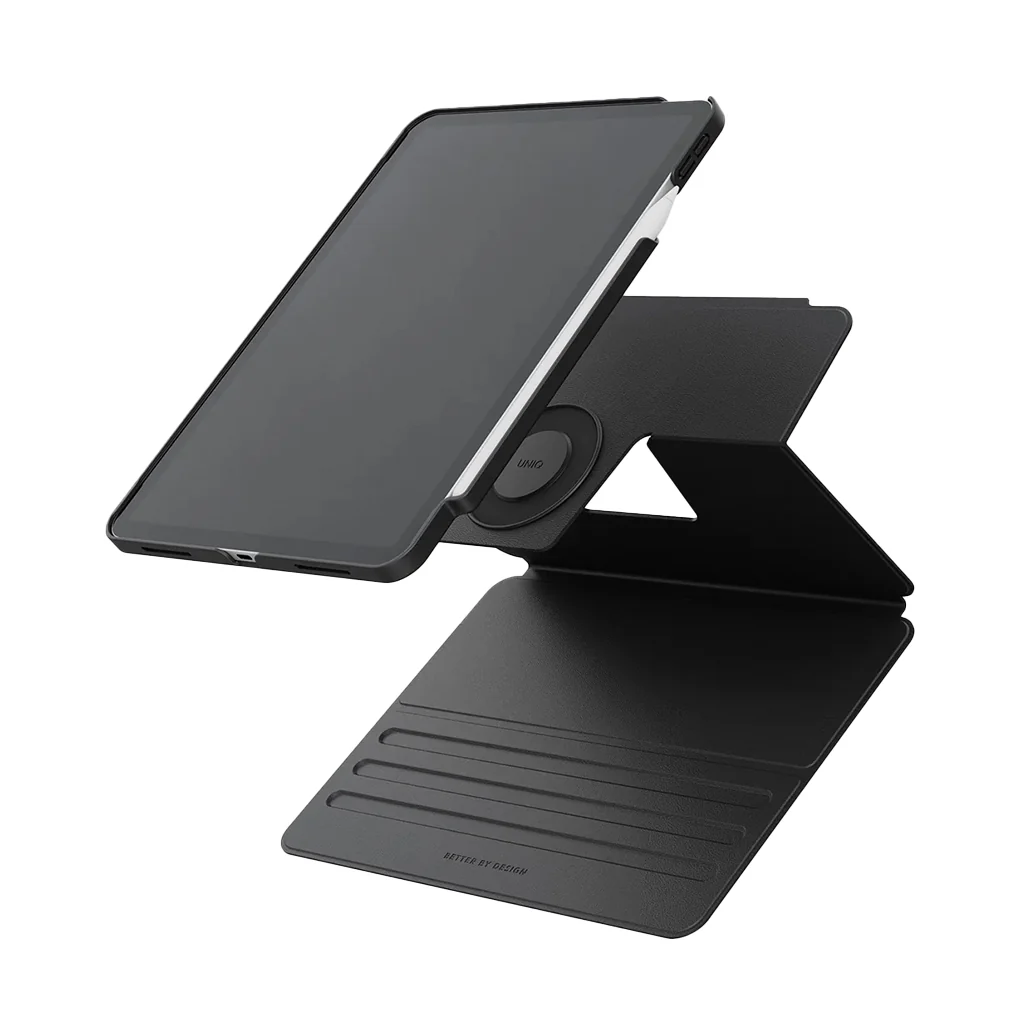 Uniq Rovus SnapMount Magnetic iPad Pro M4 Case with Stand & Apple Pencil Holder - Image 5
