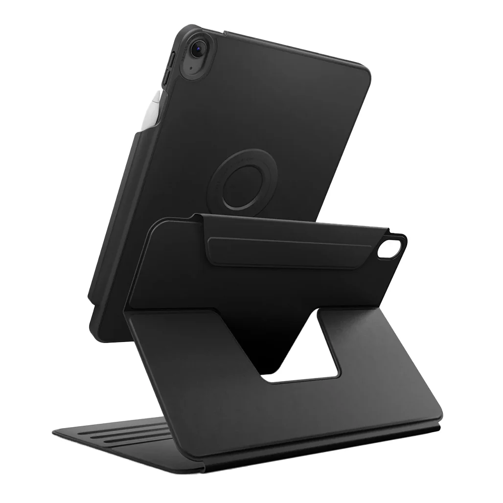 Uniq Rovus SnapMount Magnetic iPad Stand & Case for iPad (A16) - with Built-in Apple Pencil Holder – 360° Rotation & Multi-Angle Viewing