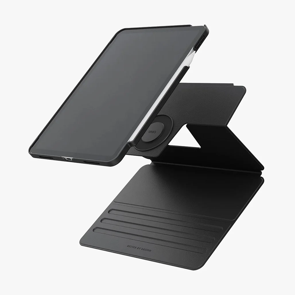 Uniq Rovus SnapMount Magnetic iPad Stand & Case for iPad (A16) - with Built-in Apple Pencil Holder – 360° Rotation & Multi-Angle Viewing - Image 12