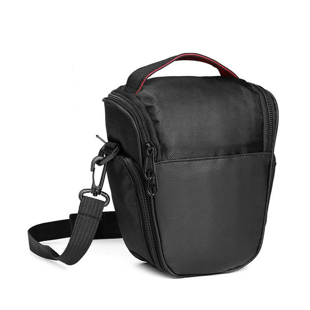 Universal DSLR Camera Bag – Nylon Holster Case for Nikon, Canon, Sony, Olympus, Pentax – Travel Shoulder Bag with Accessory Pockets – Black - Image 2