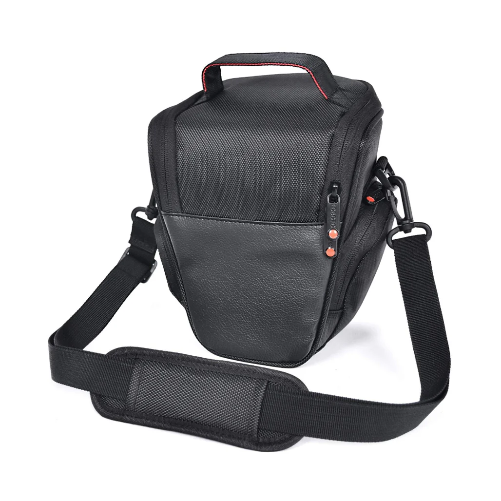 Universal DSLR Camera Bag – Nylon Holster Case for Nikon, Canon, Sony, Olympus, Pentax – Travel Shoulder Bag with Accessory Pockets – Black - Image 6