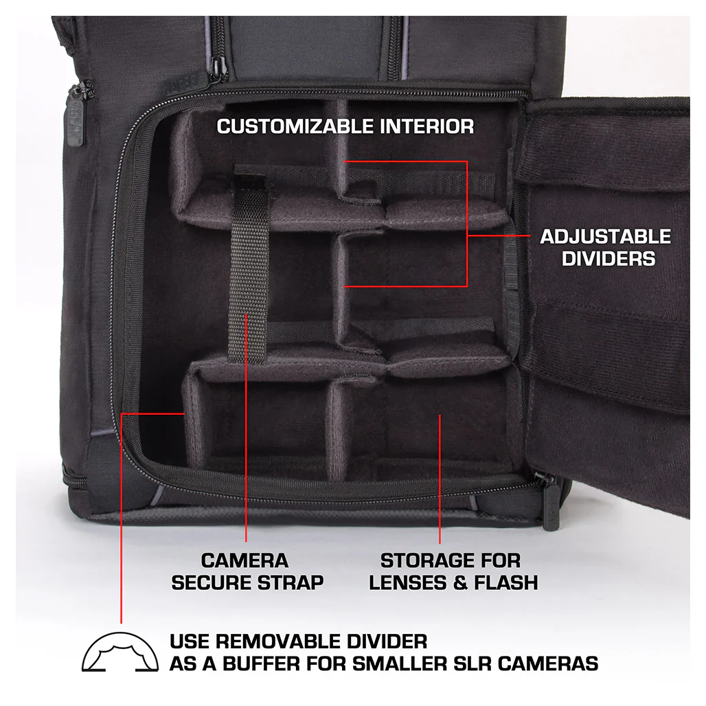 USA Gear Digital SLR Camera Backpack S17 - Image 6