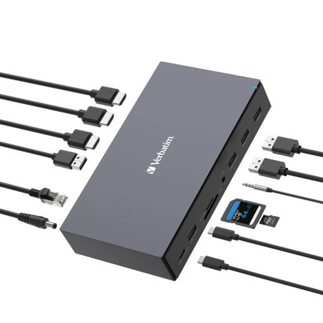Verbatim USB-C Pro Docking Station 17-in-1 - Image 3