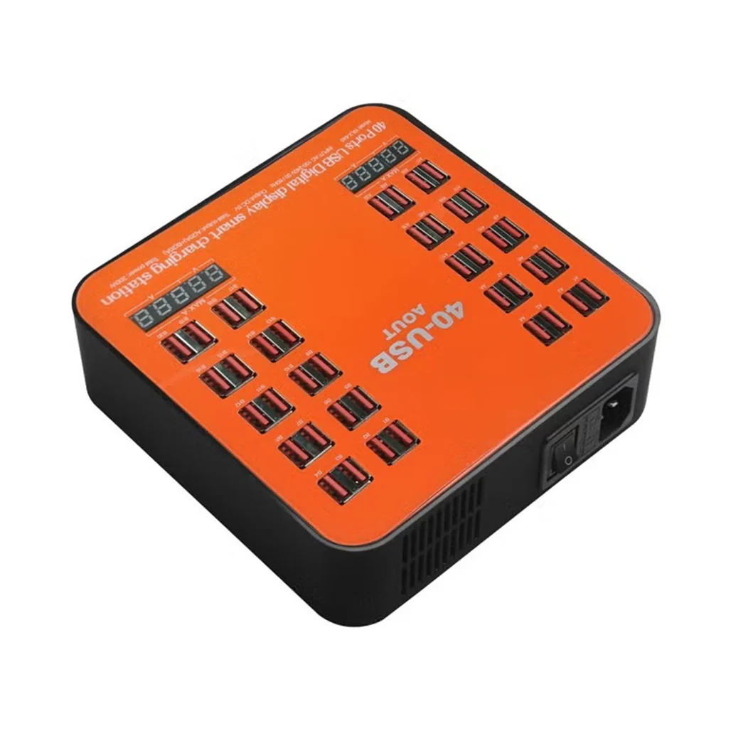 USB Charger 5V Digital Display Smart Charging Station 840 – 40 Ports - Image 3