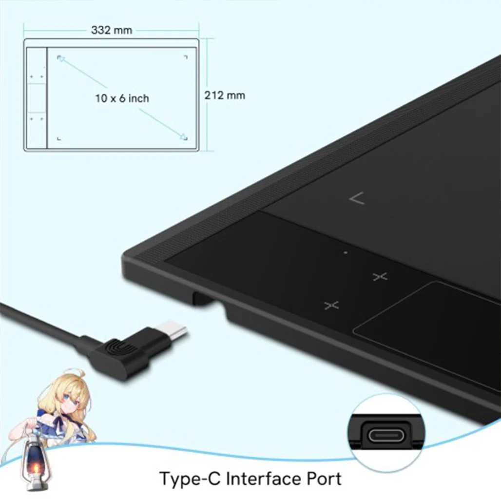 VEIKK Creator A30 Drawing Tablet – Advanced Digital Art Tool for Designers and Creators - Image 5
