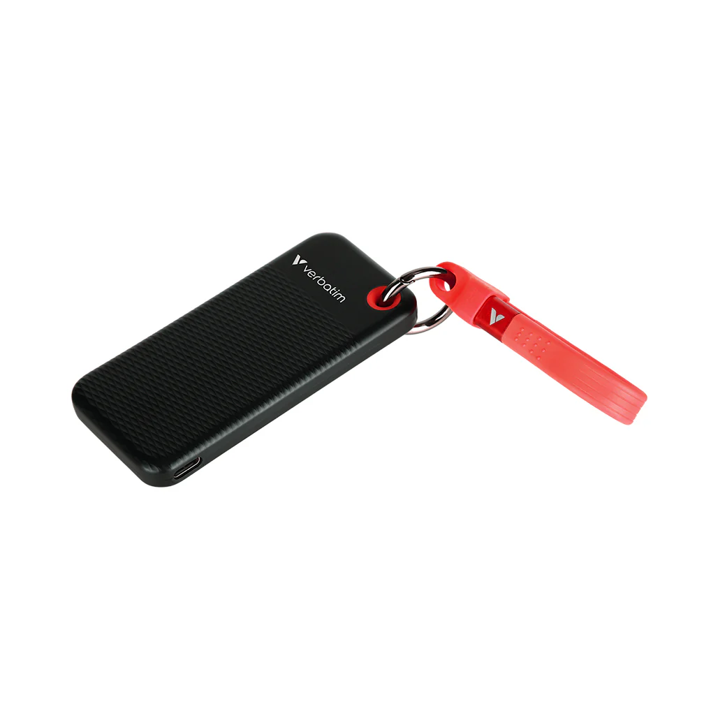 Verbatim Pocket SSD – Portable Storage with USB 3.2 Gen 2 - Keyring with cable attachment - Image 3