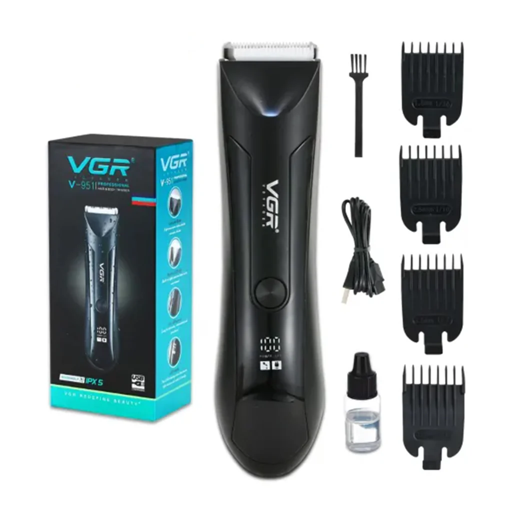 VGR V-951 Rechargeable Portable Head & Body Shaver | IPX5 Waterproof | USB Charging | Long Battery Life - Image 4