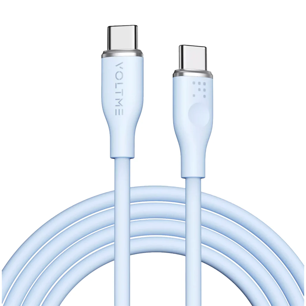 Voltme PowerLink Moss Liquid Silicone 100W USB-C to USB-C Fast Charging Cable 1M - Image 2