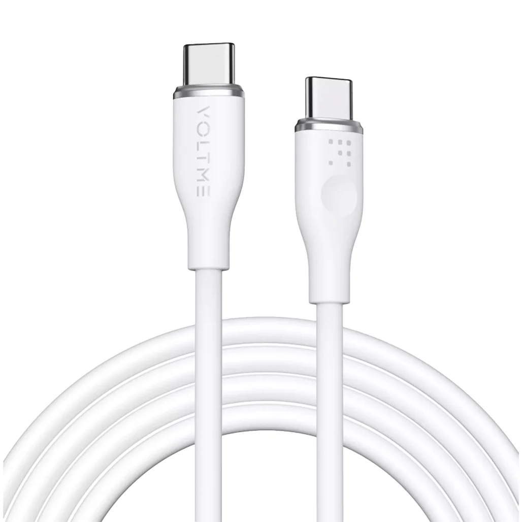 Voltme PowerLink Moss Liquid Silicone 100W USB-C to USB-C Fast Charging Cable 1M - Image 4