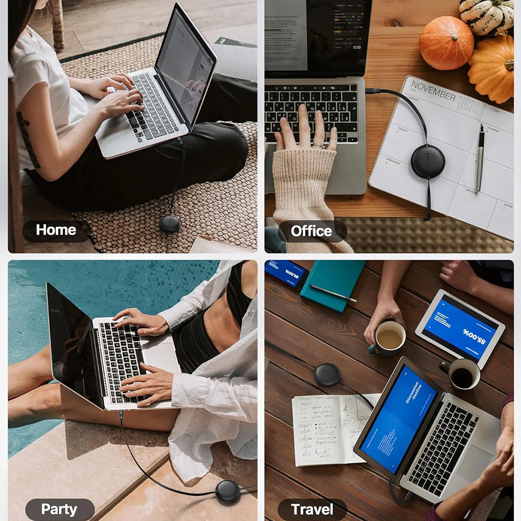 Voltme Powerlink YoYo Retractable USB-C to USB-C Cable 1m – 100W PD 3.0 Fast Charging - Image 10