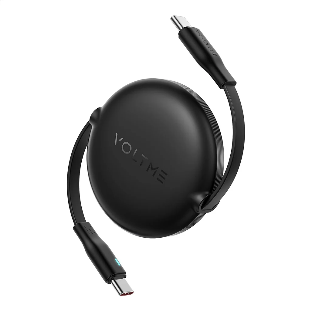 Voltme Powerlink YoYo Retractable USB-C to USB-C Cable 1m – 100W PD 3.0 Fast Charging - Image 5