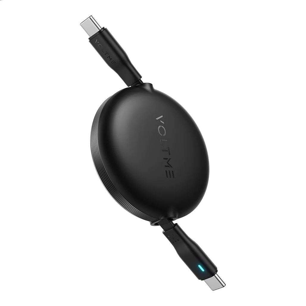 Voltme Powerlink YoYo Retractable USB-C to USB-C Cable 1m – 100W PD 3.0 Fast Charging - Image 6
