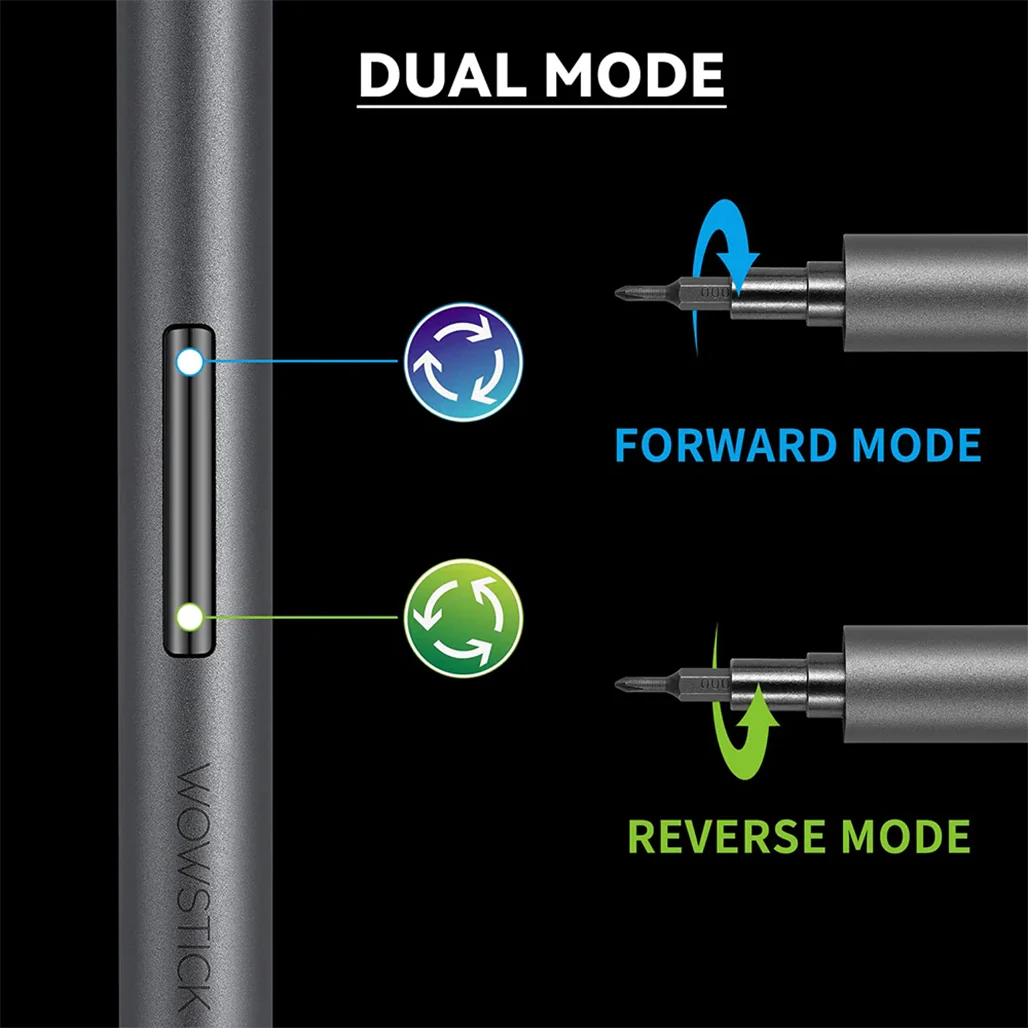 Wowstick 1F+ Plus Mini Electric Screwdriver Set | 69-in-One Precision Tool with LED Lighting - Image 6