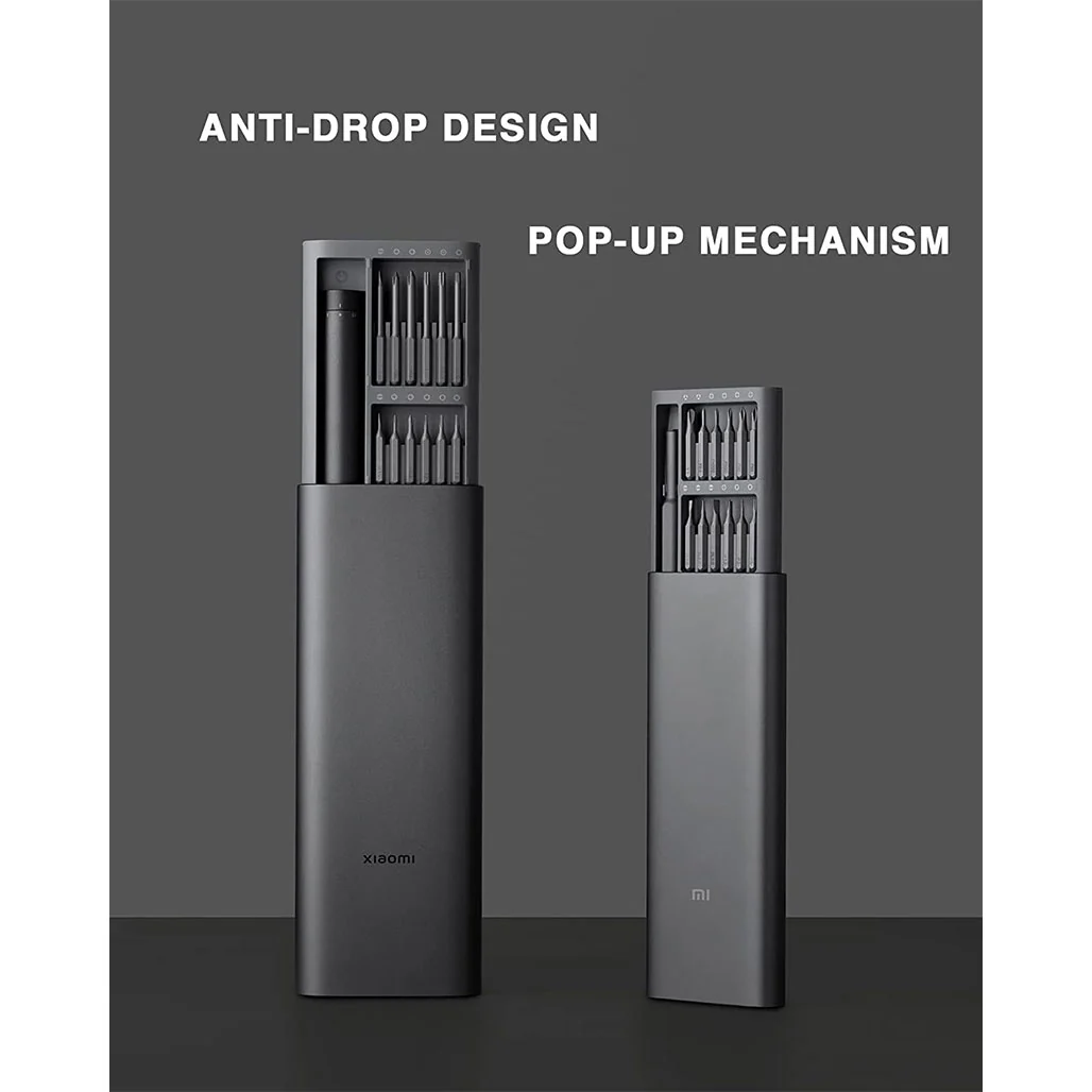 Xiaomi Electric Precision Screwdriver – High-Precision Magnetic Motor with 24 S2 Steel Bits, 170RPM Speed, and Aluminium Alloy Case - Image 3