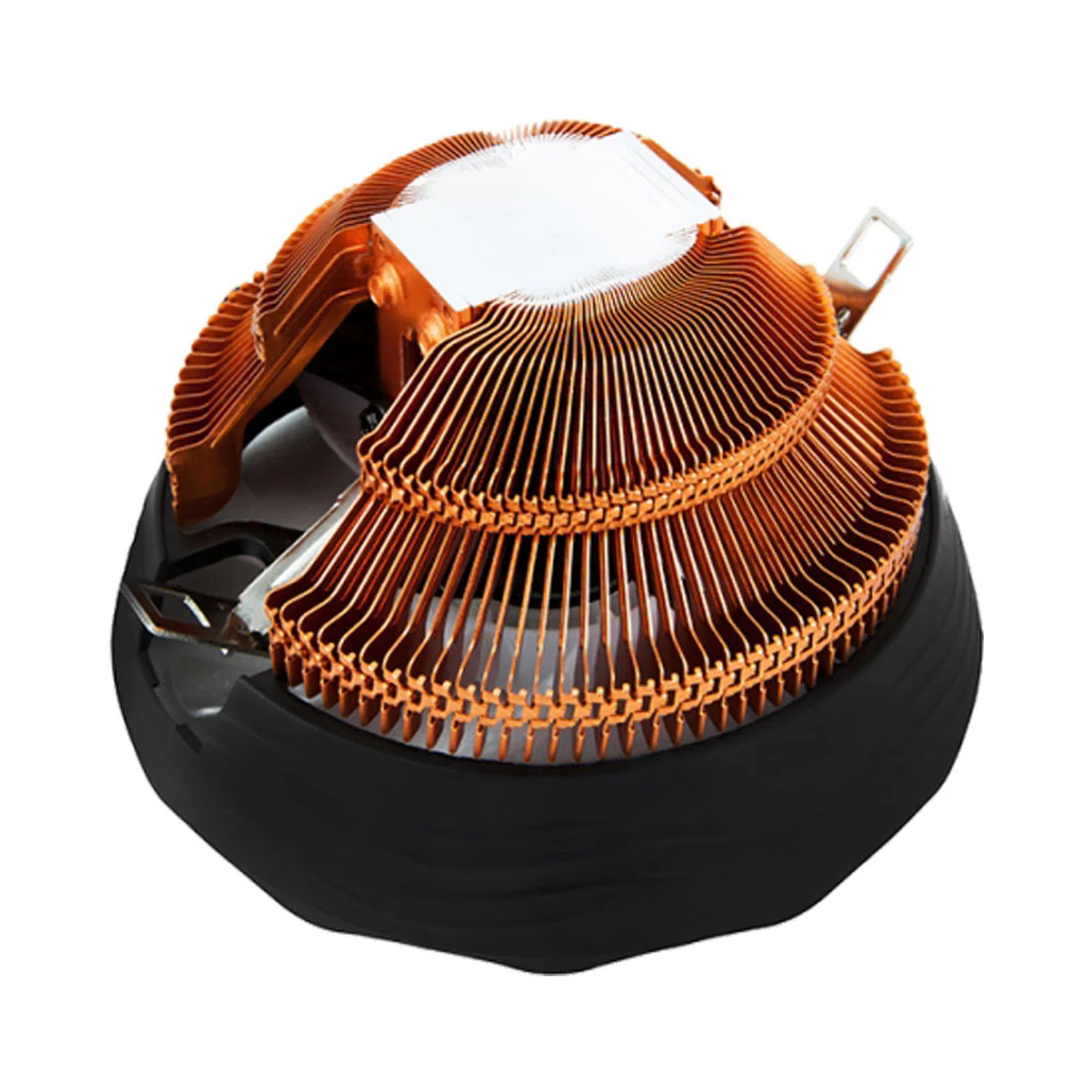 Xigmatek Apache Plus - (Copper Anodized Aluminium Fins, 12cm 1500RPM Multi Color LED Fan) - Image 4