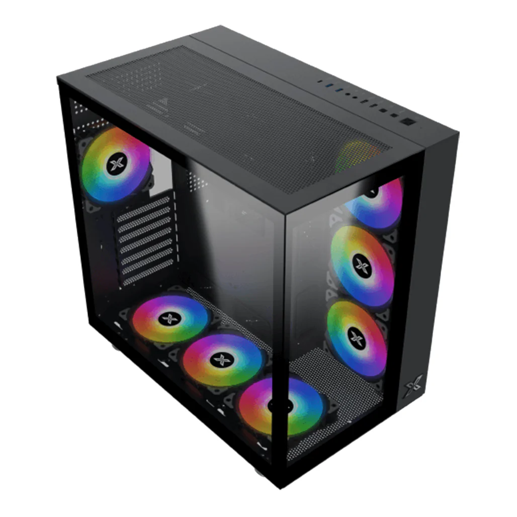 Xigmatek Aquarius Pro | Mesh Airflow Mid-Tower with Vertical GPU Support - Image 9