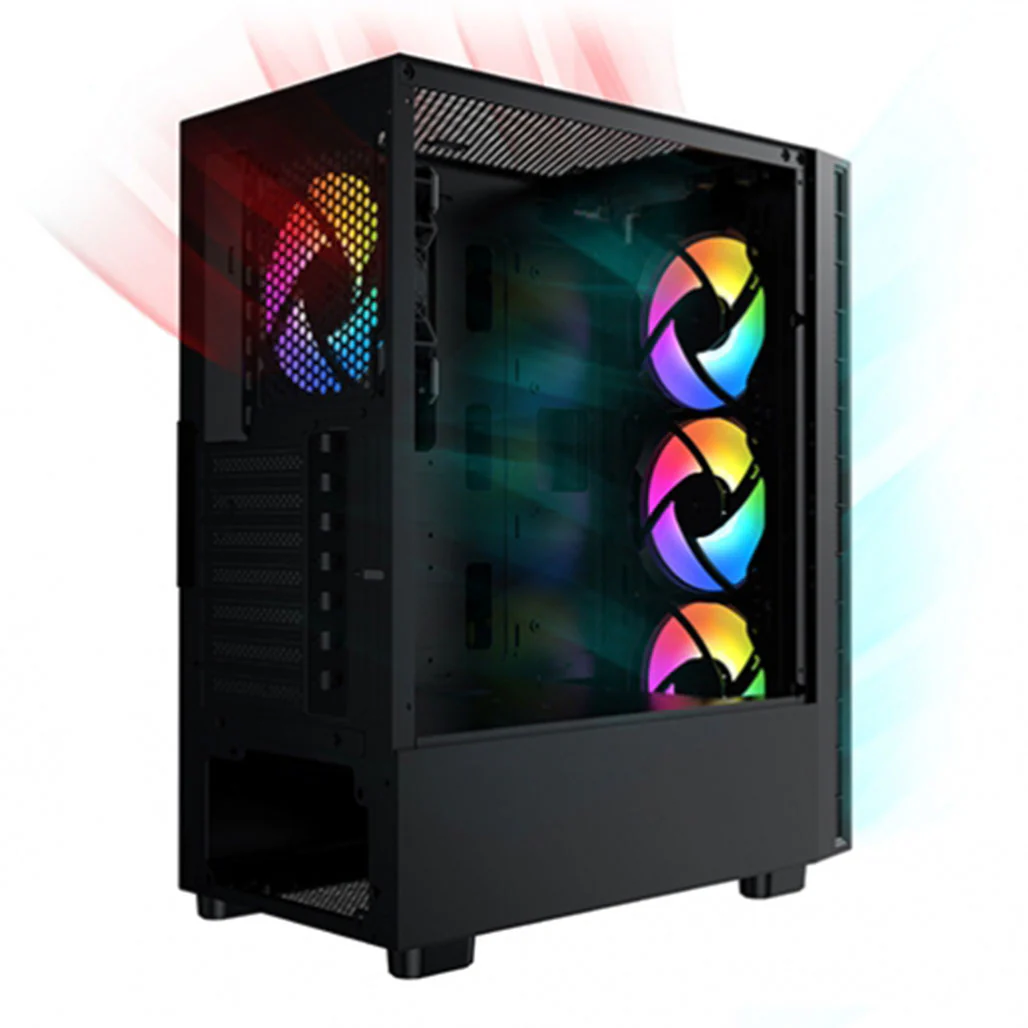 XigmaTek Phantom Mid-Tower Gaming Case - Image 3