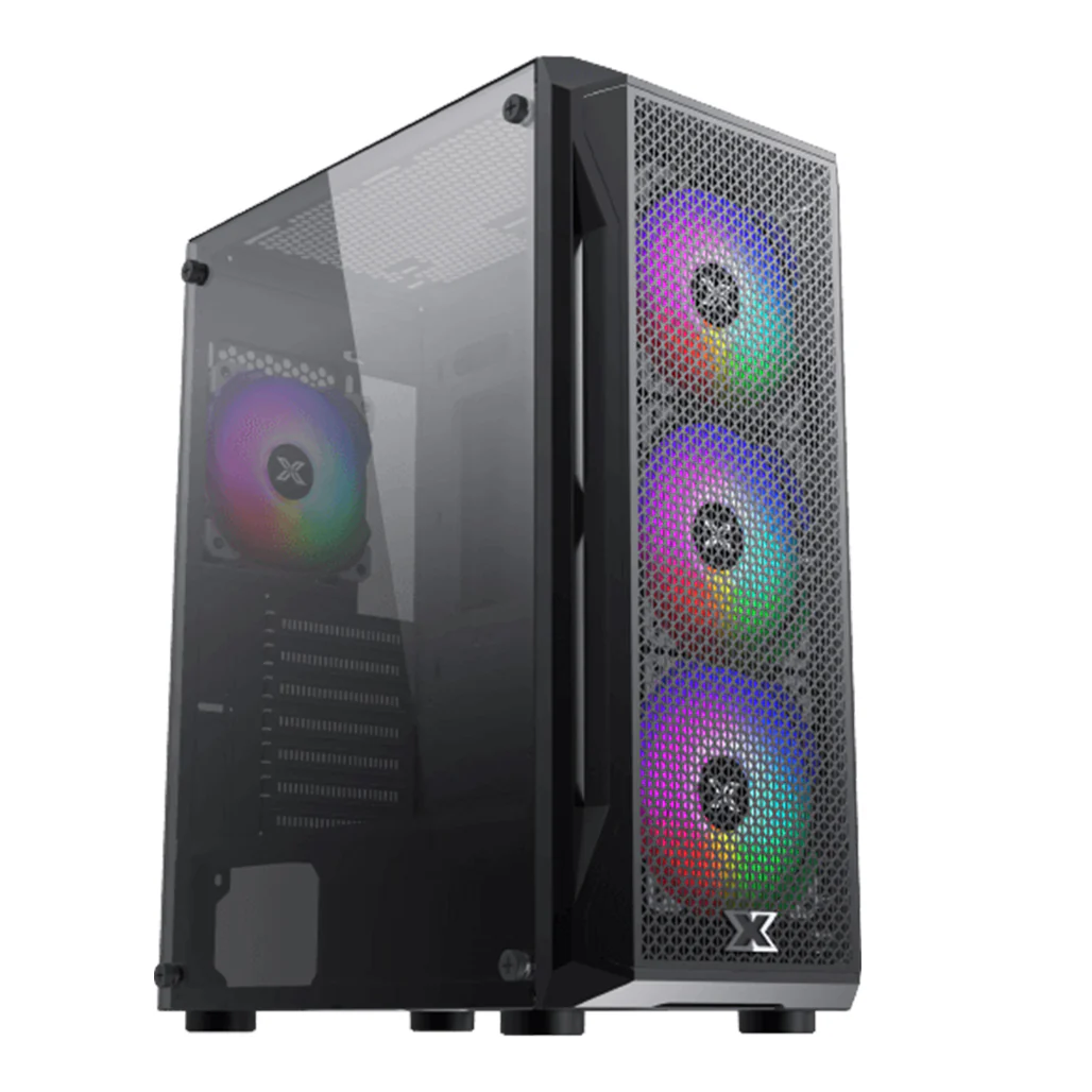 Xigmatek Gaming X - Black | ATX Mid-Tower Case with Optimized Cooling