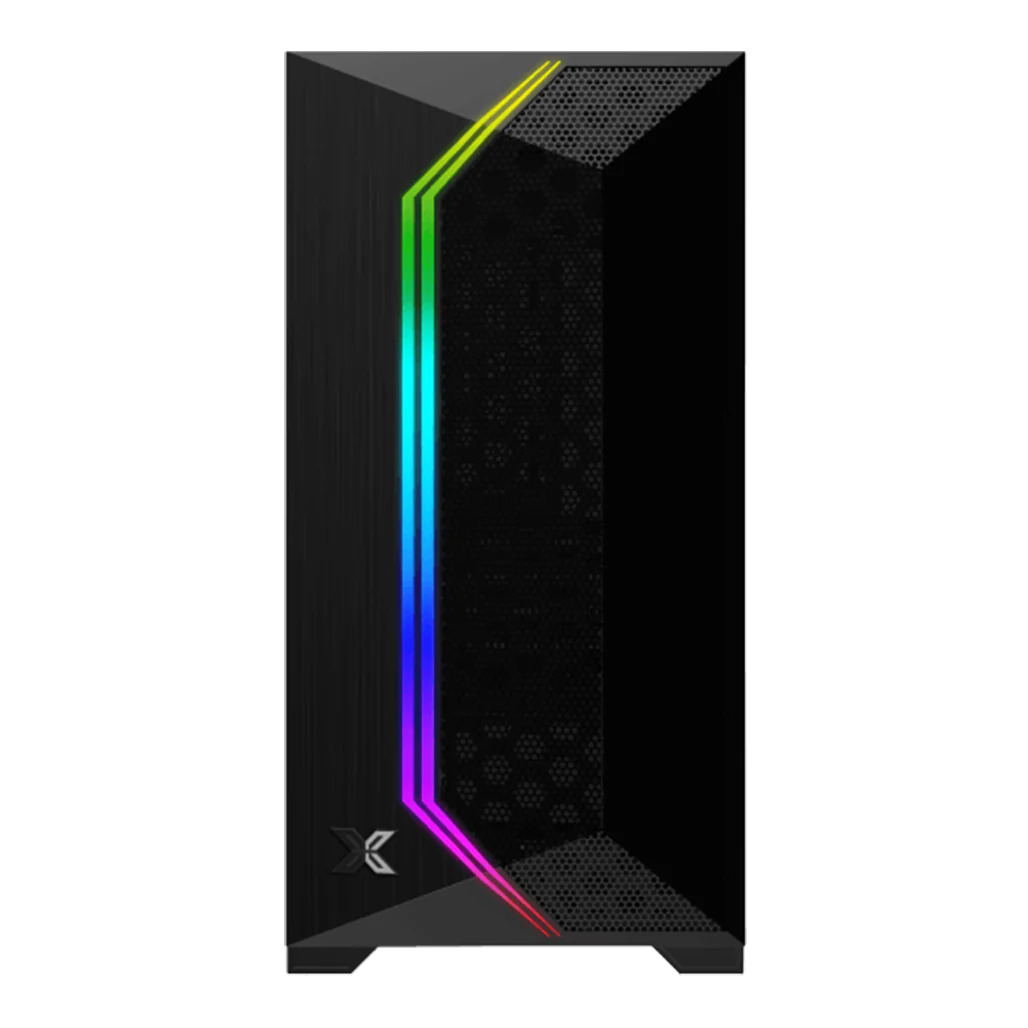 Xigmatek Gemini II Black | High-Airflow Micro-ATX Gaming Case - Image 2