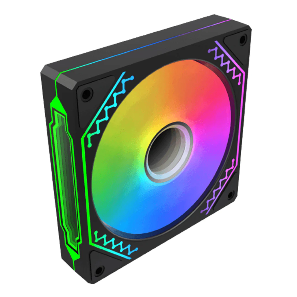 Xigmatek Starz Pro | 120mm ARGB Infinity Mirror Fan Kit - Image 6