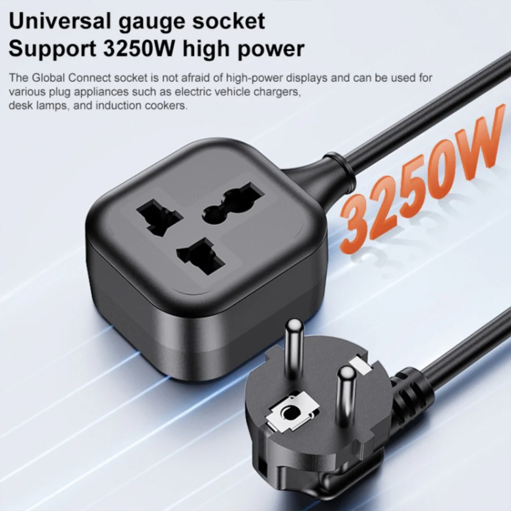 YESIDO MC33 Power Cord 5M 3250W - Durable, High-Power Extension Cable for Home and Office Use - Image 2