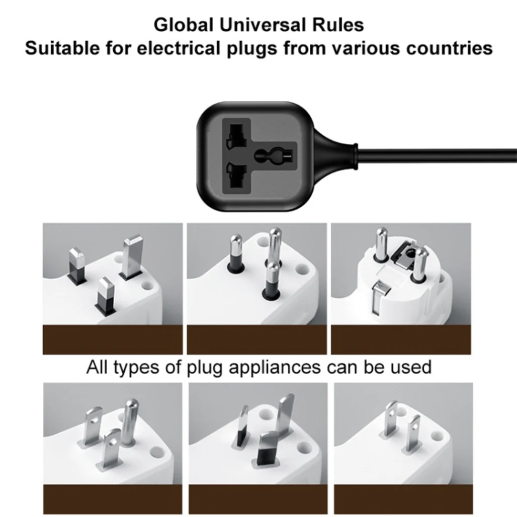 YESIDO MC33 Power Cord 5M 3250W - Durable, High-Power Extension Cable for Home and Office Use - Image 4
