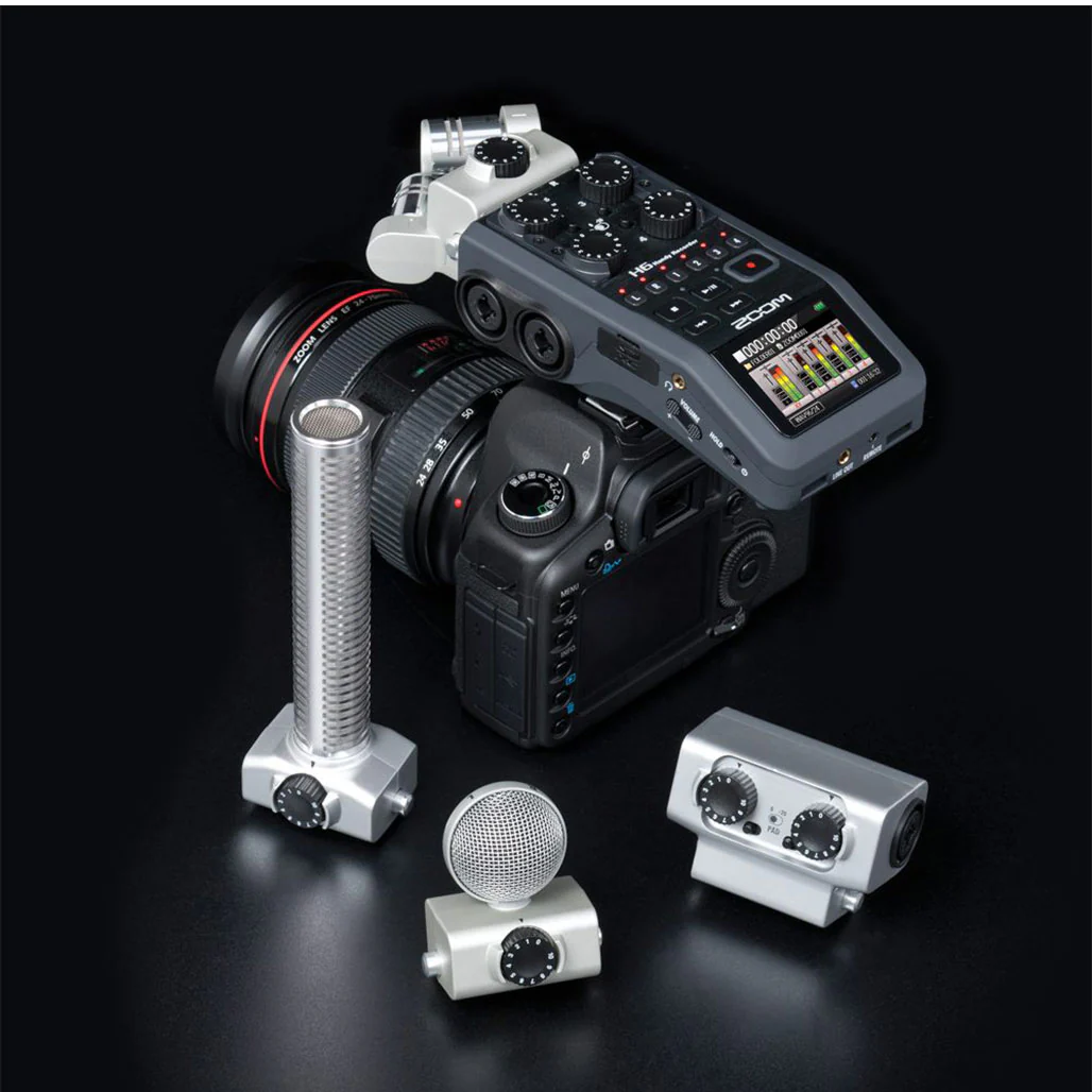 Zoom H6 Handy Audio Recorder with Interchangeable Microphone System | 6-Track Portable Recorder with High-Fidelity Sound - Image 14
